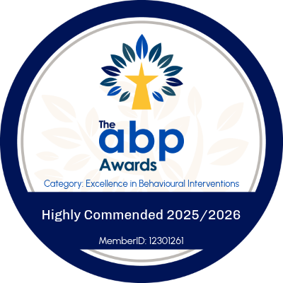 ABP Award 2026 ABP Awards 2025/2026 Highly Commended – Excellence in Behavioural Interventions